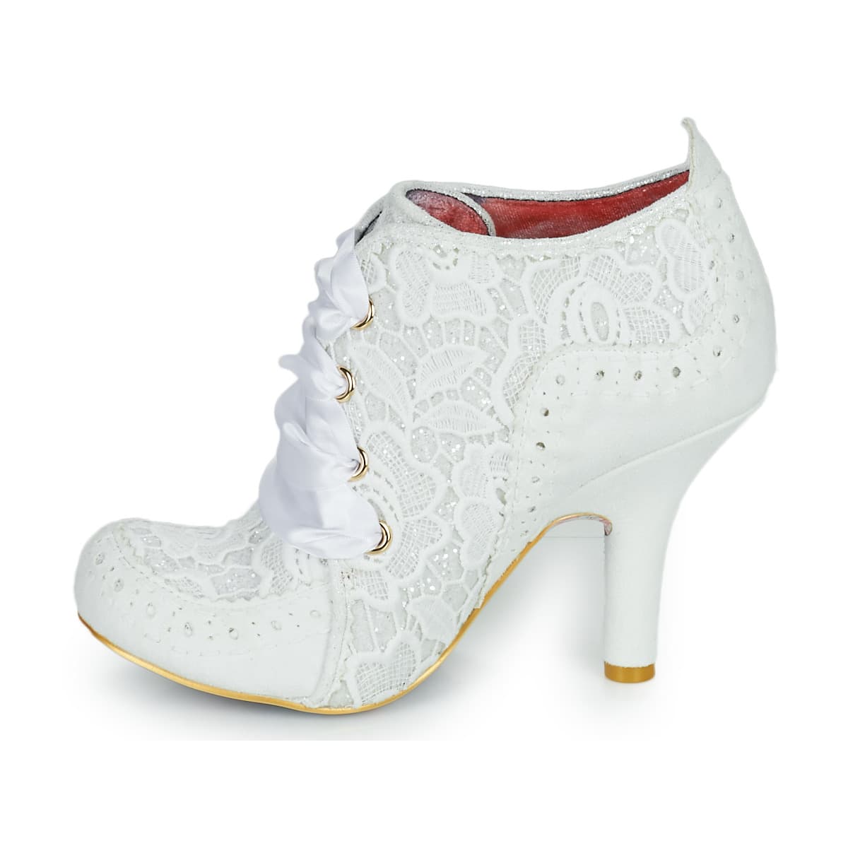 Women's Ankle Boots Irregular Choice White