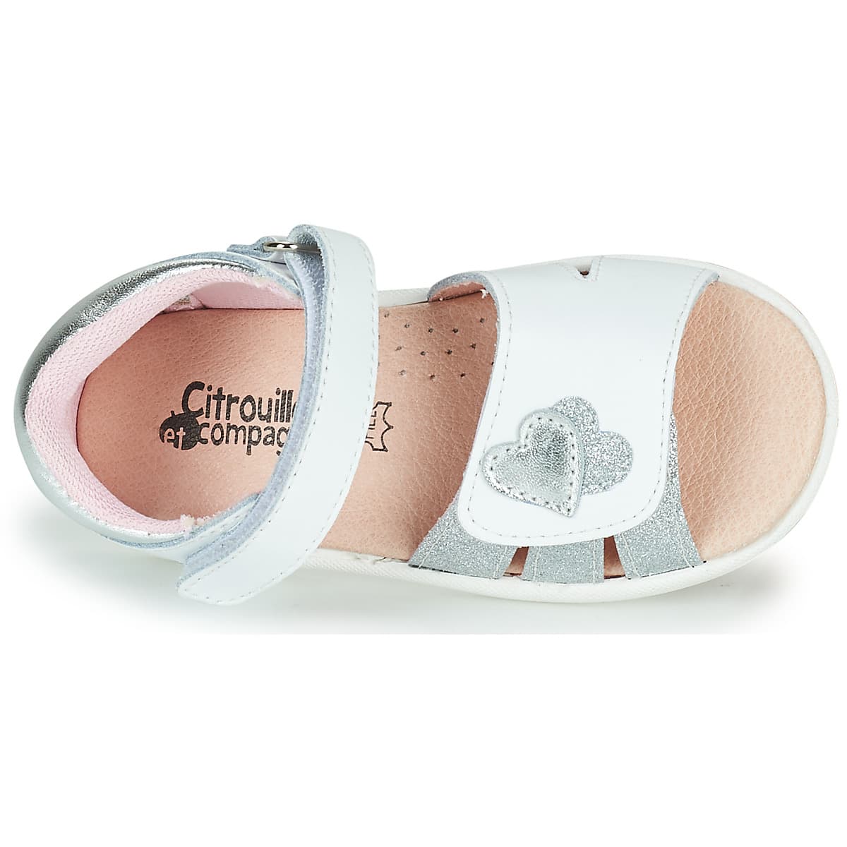 Girls' Sandals Citrouille et Compagnie Silver