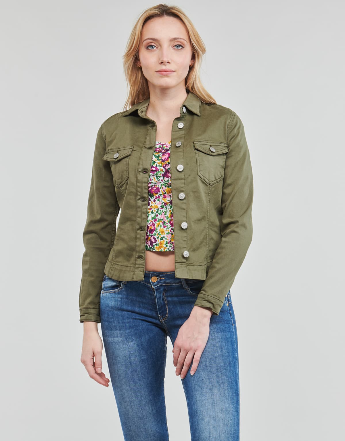 Women's Jackets Le Temps des Cerises Khaki