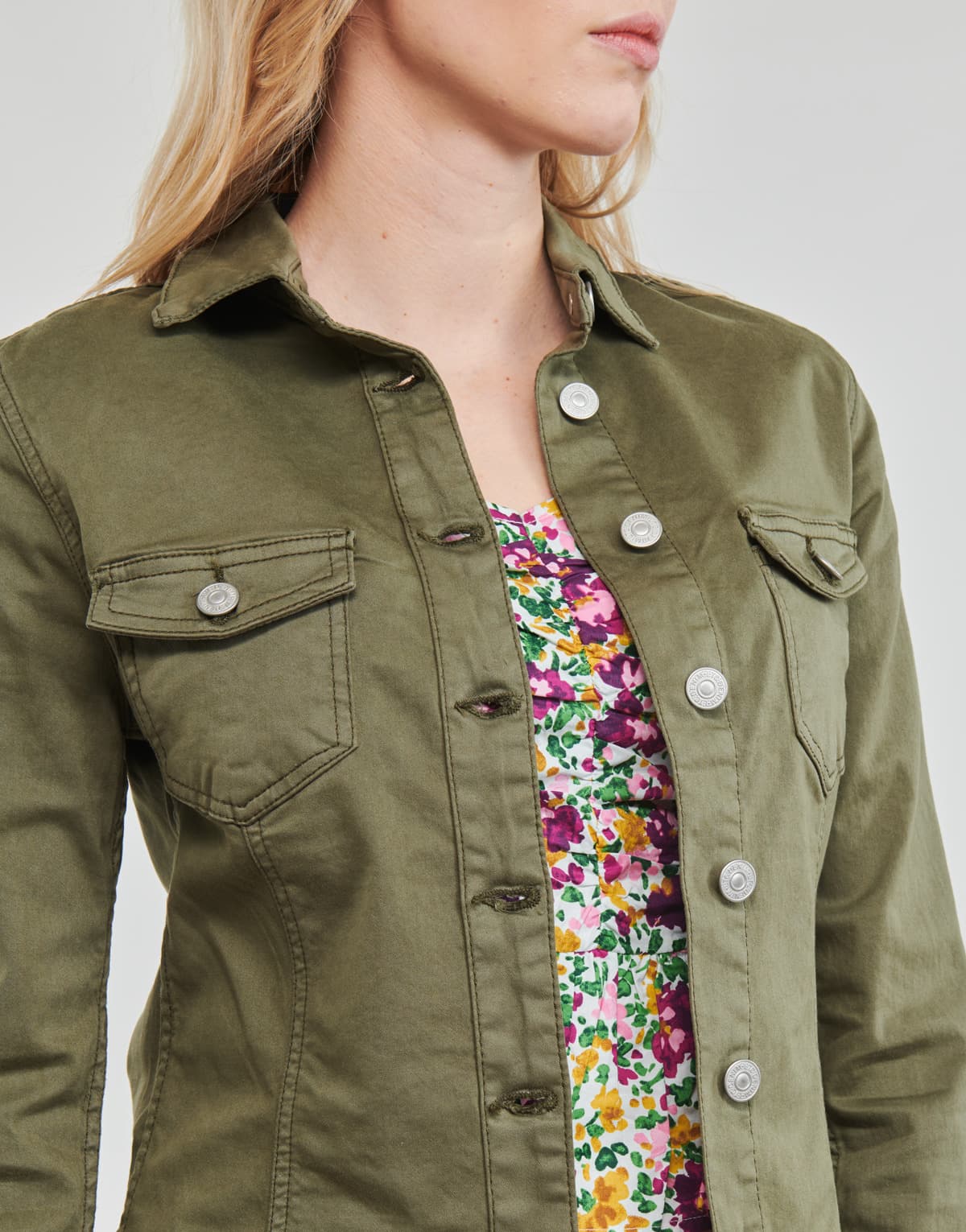 Women's Jackets Le Temps des Cerises Khaki