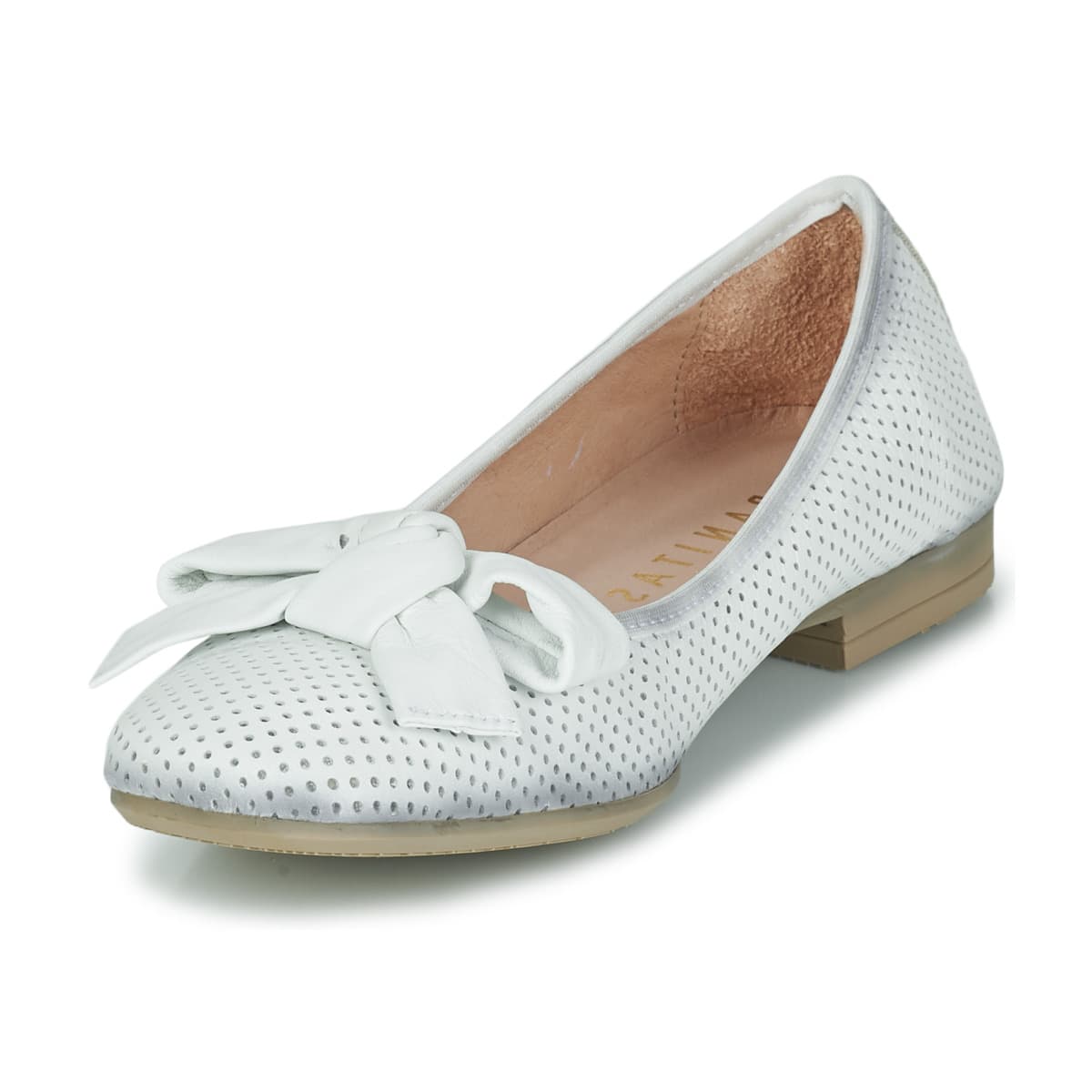 Women's Ballet Flats Hispanitas White