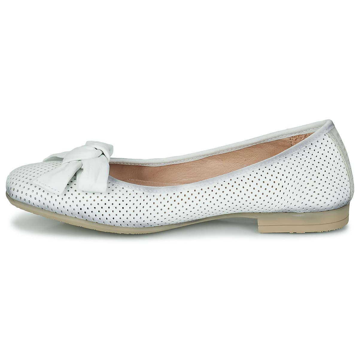 Women's Ballet Flats Hispanitas White