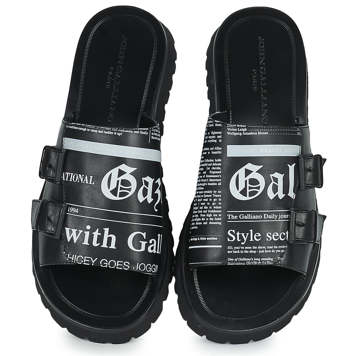Men's Sandals John Galliano Black