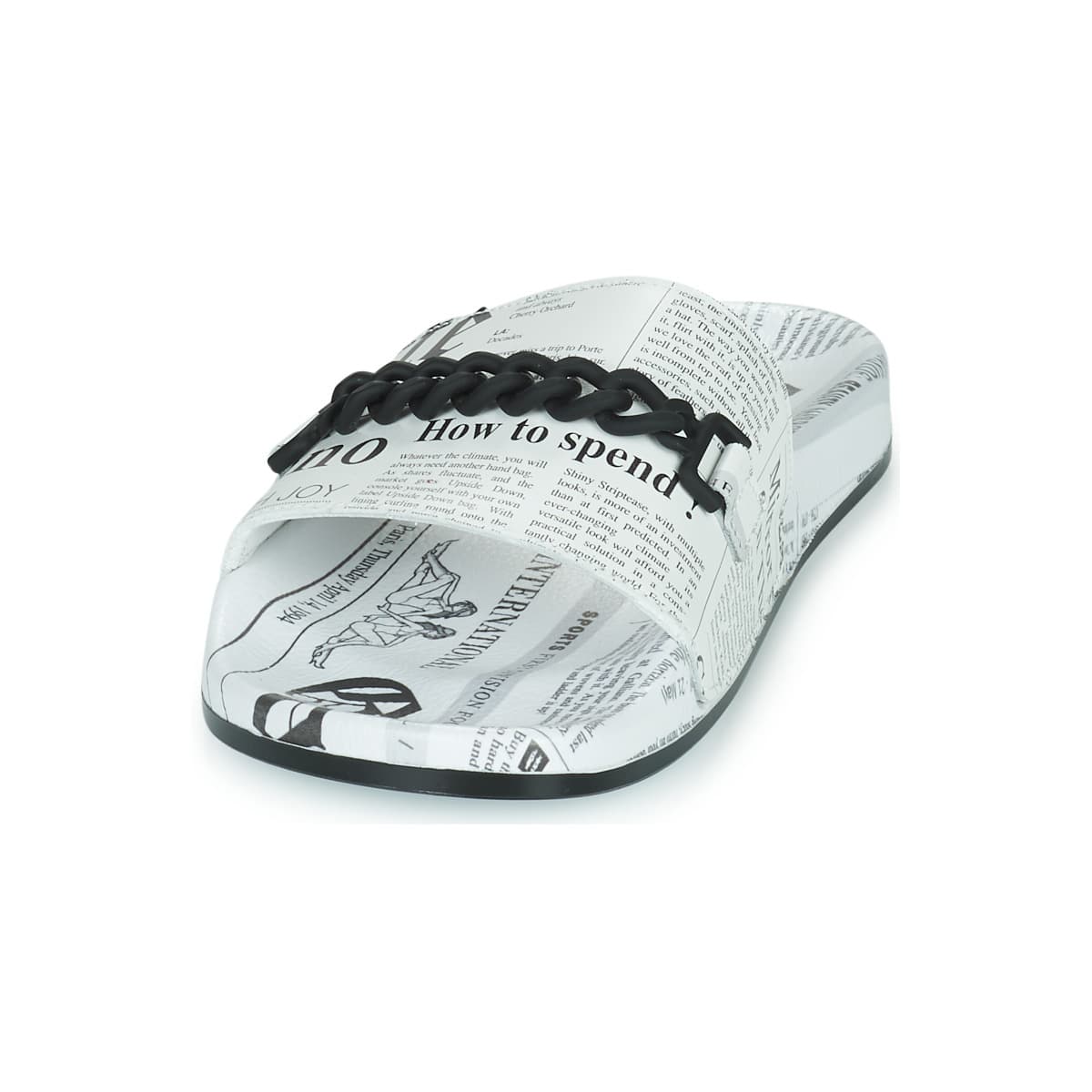 Men's Flip Flops John Galliano White