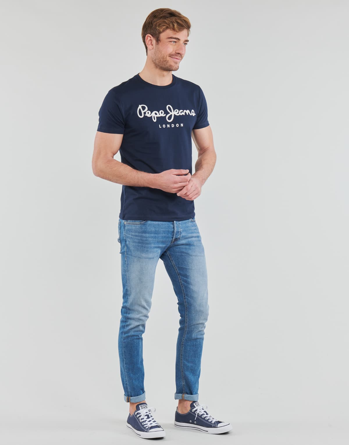 Men's T-Shirts Pepe Jeans Blue