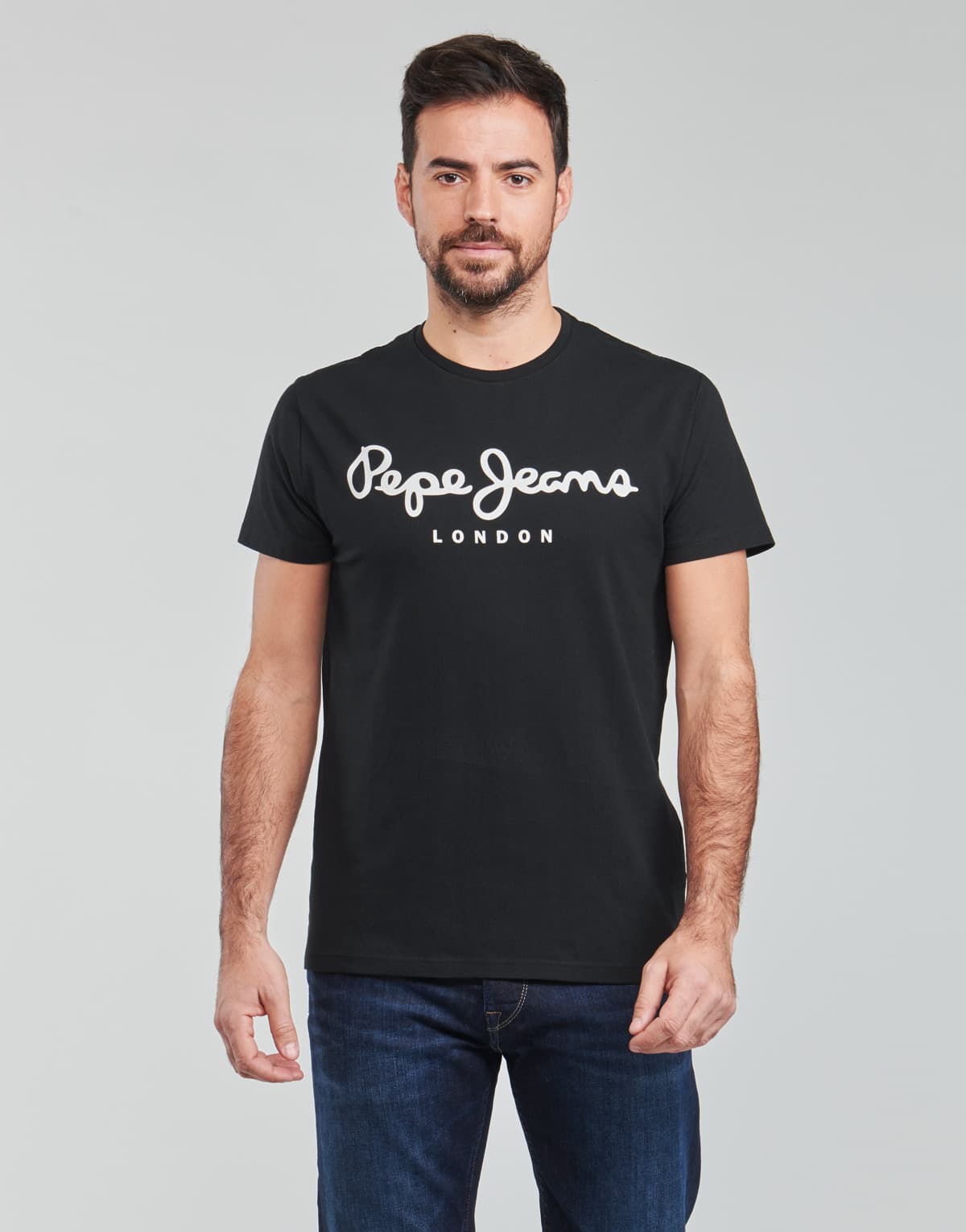 Men's T-Shirts Pepe Jeans Black