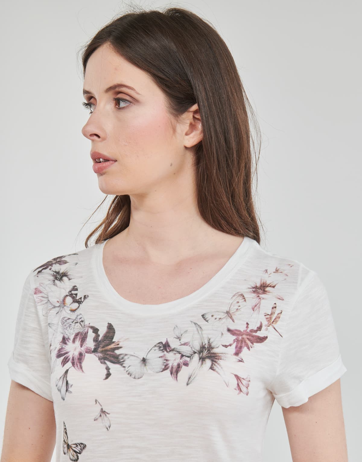 Women's T-Shirts Ikks White