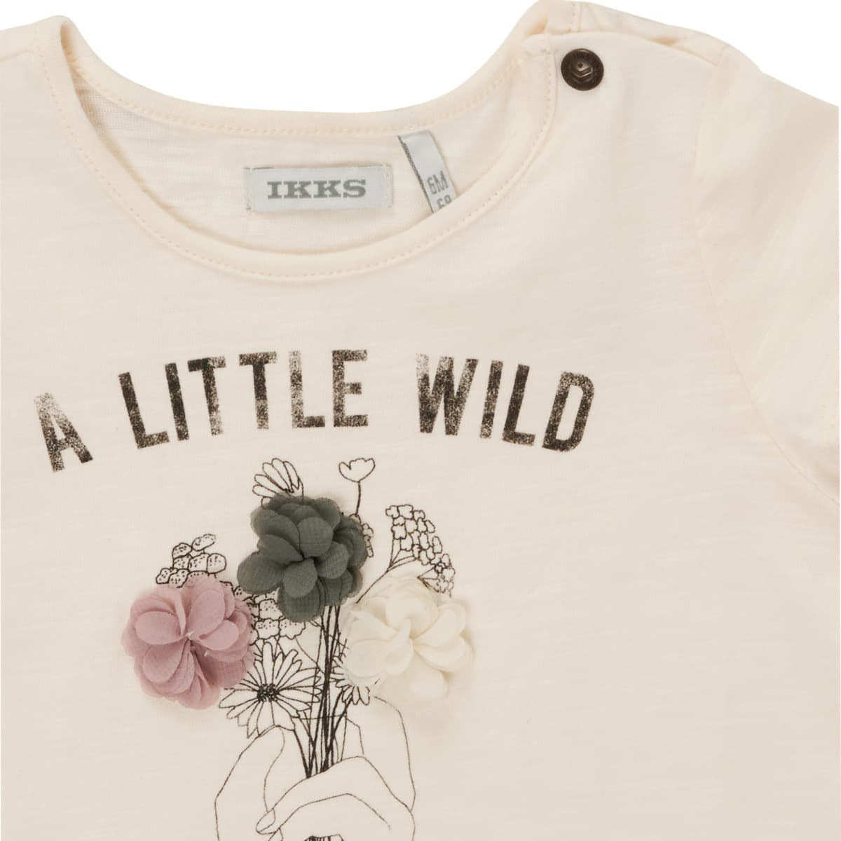 Girls' T-Shirts Ikks White