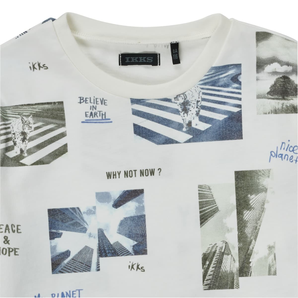 Boys' T-Shirts Ikks White