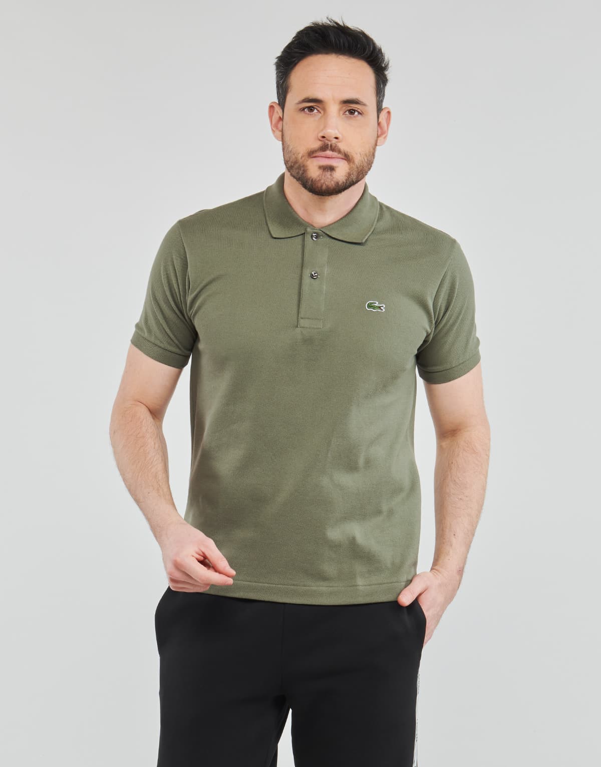 Men's Polo Shirts Lacoste Khaki