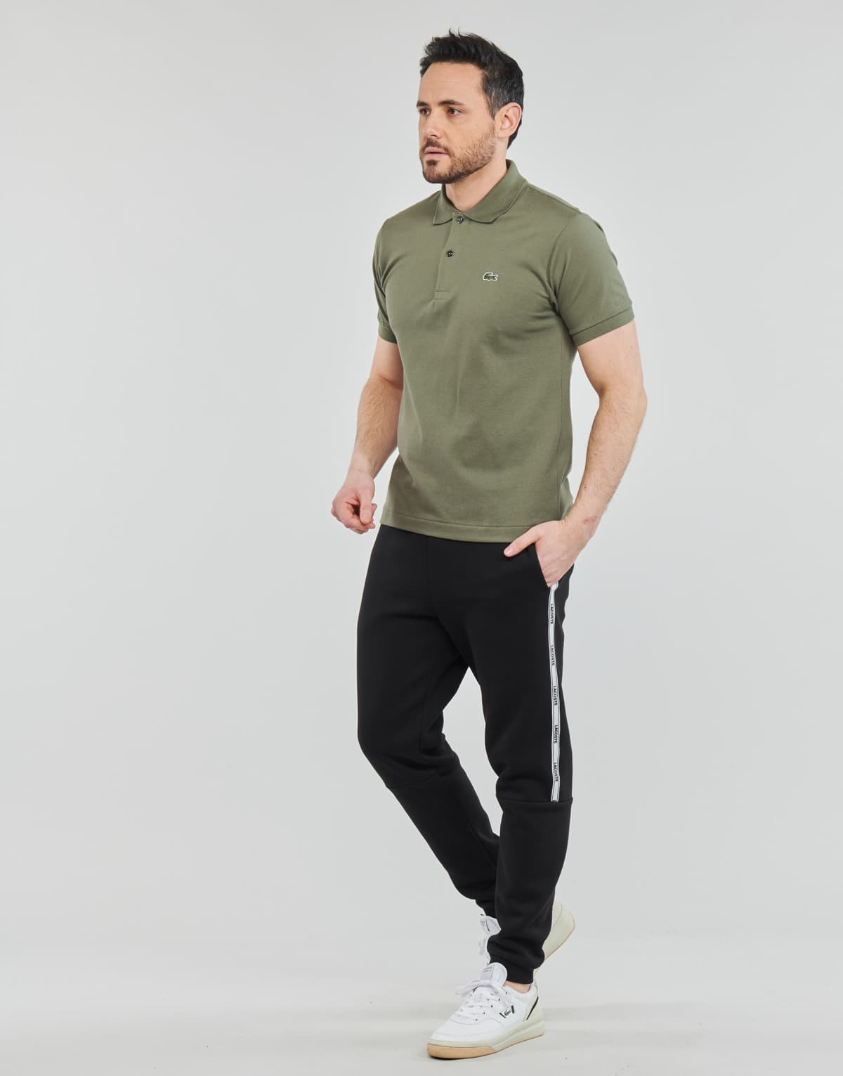 Men's Polo Shirts Lacoste Khaki