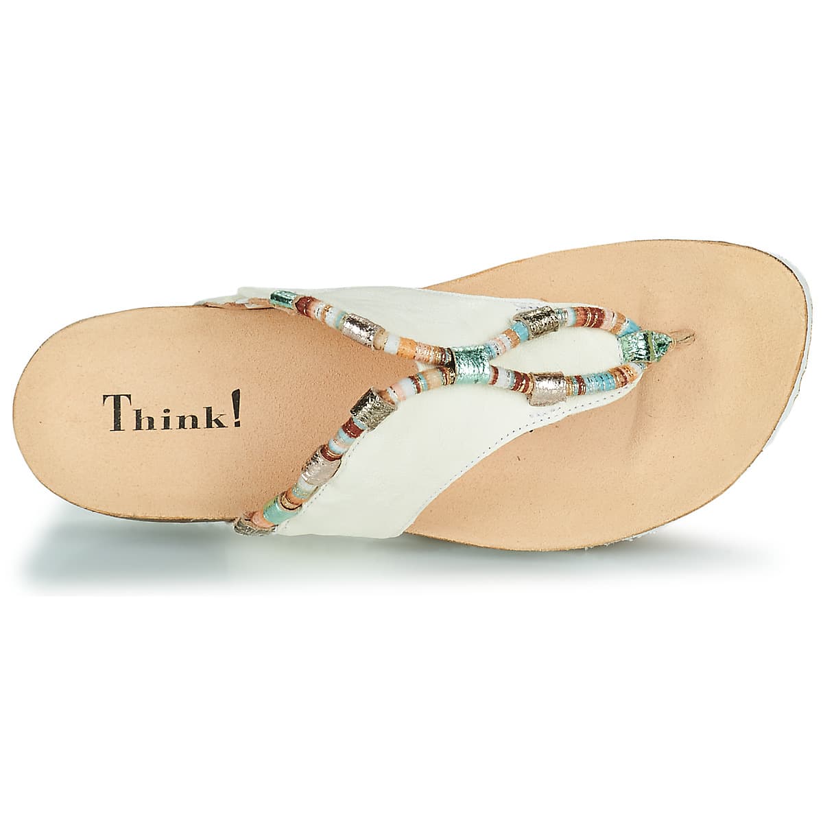 Women's Flip Flops Think White