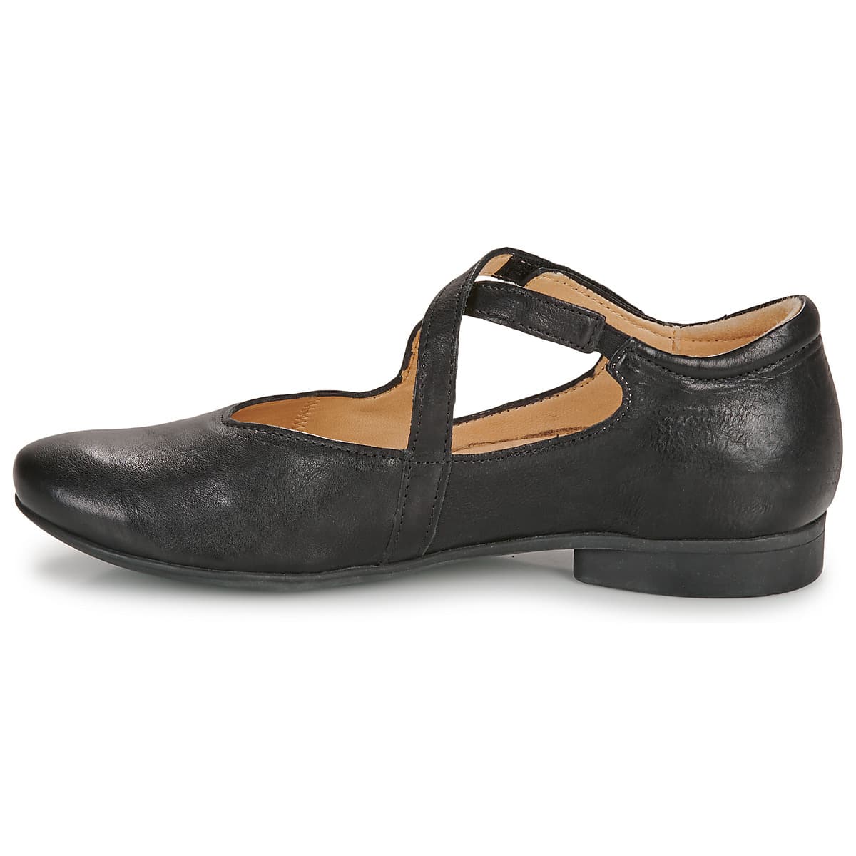 Women's Ballet Flats Think Black