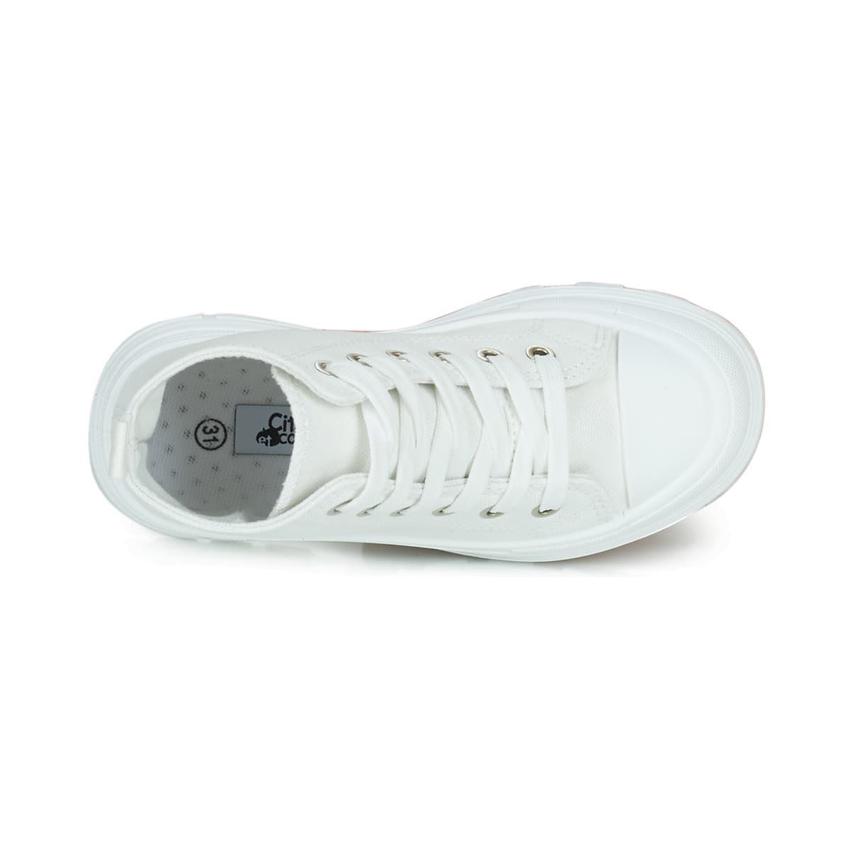 Girls' Sneakers Citrouille et Compagnie White