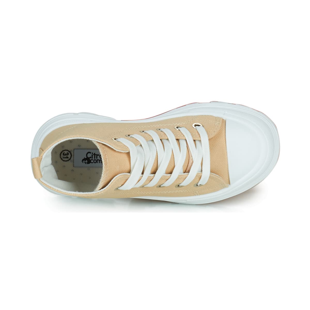 Girls' Sneakers Citrouille et Compagnie Beige
