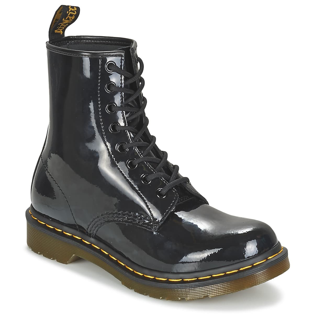 Μπότες Dr. Martens 1460 W BLACK PATENT LAMPER