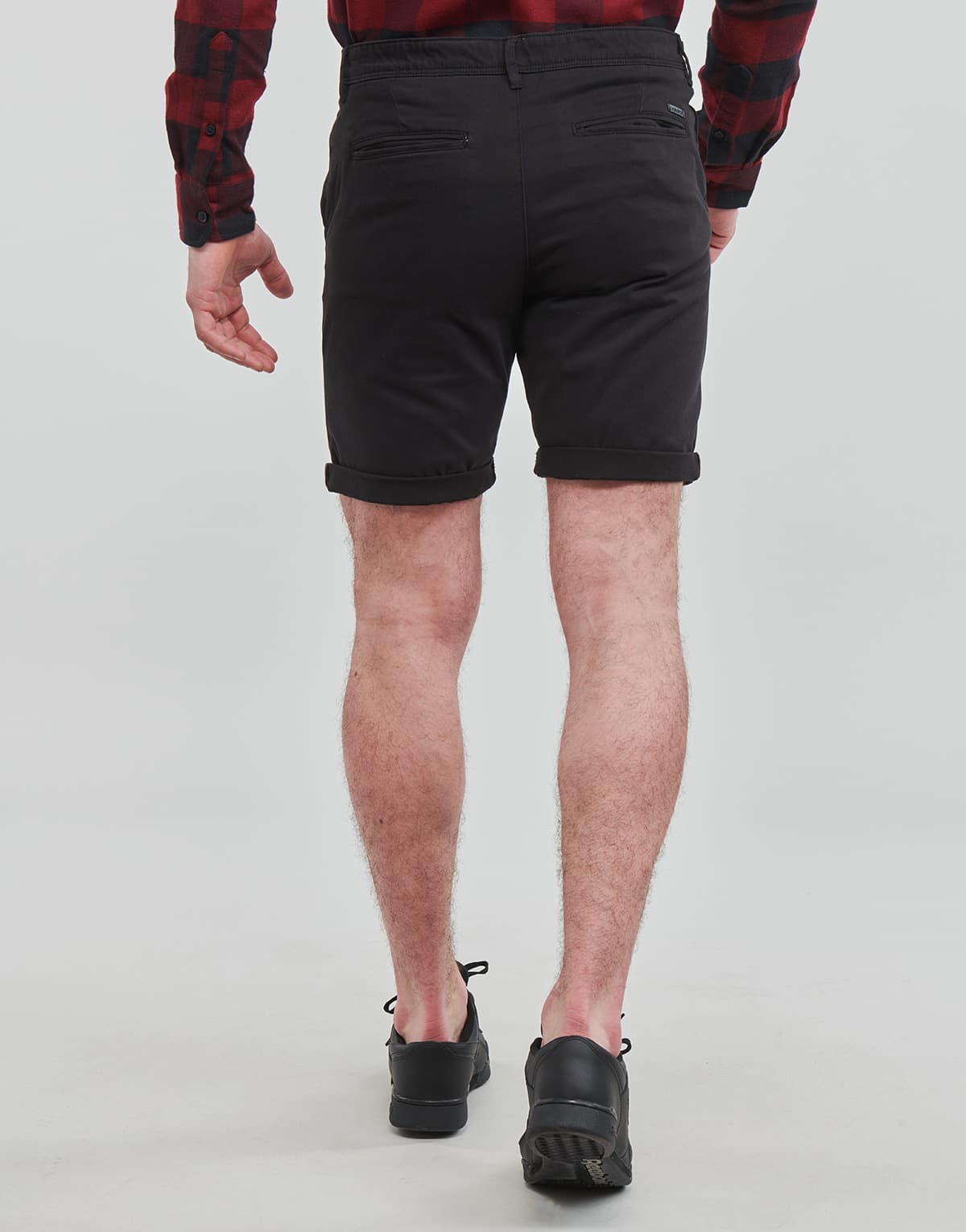 JACK&JONES JPSTBOWIE SHORTS SOLID REG SN 12165604-BLACK Black