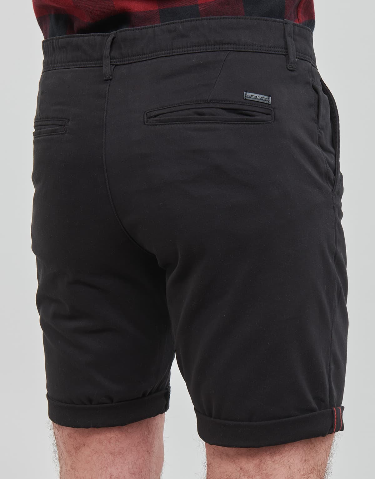 JACK&JONES JPSTBOWIE SHORTS SOLID REG SN 12165604-BLACK Black