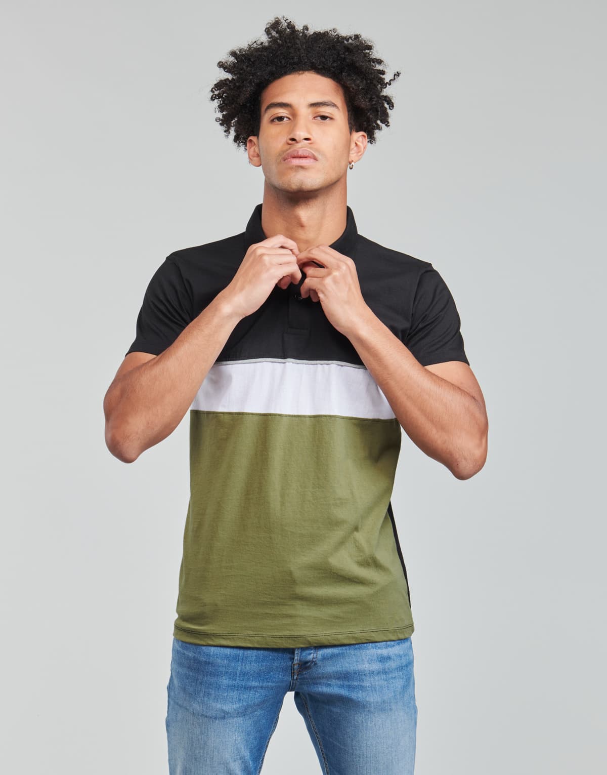 Men's Polo Shirts Yurban Khaki