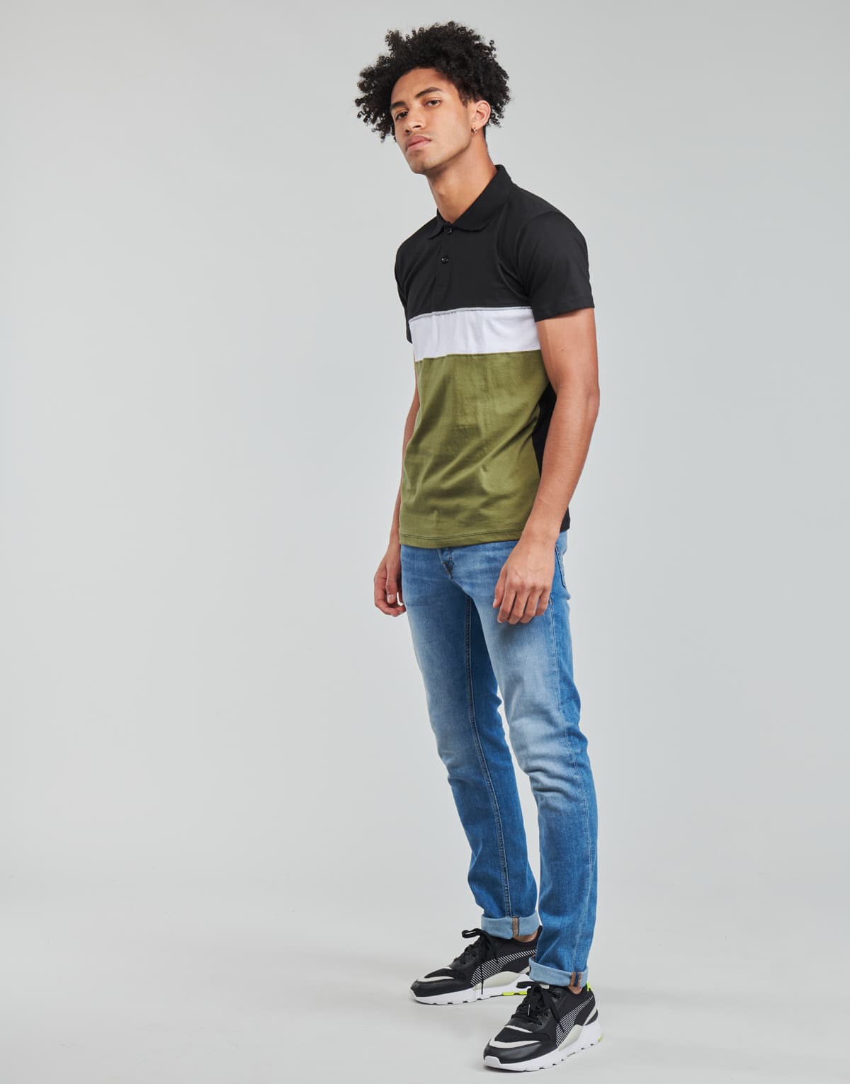 Men's Polo Shirts Yurban Khaki