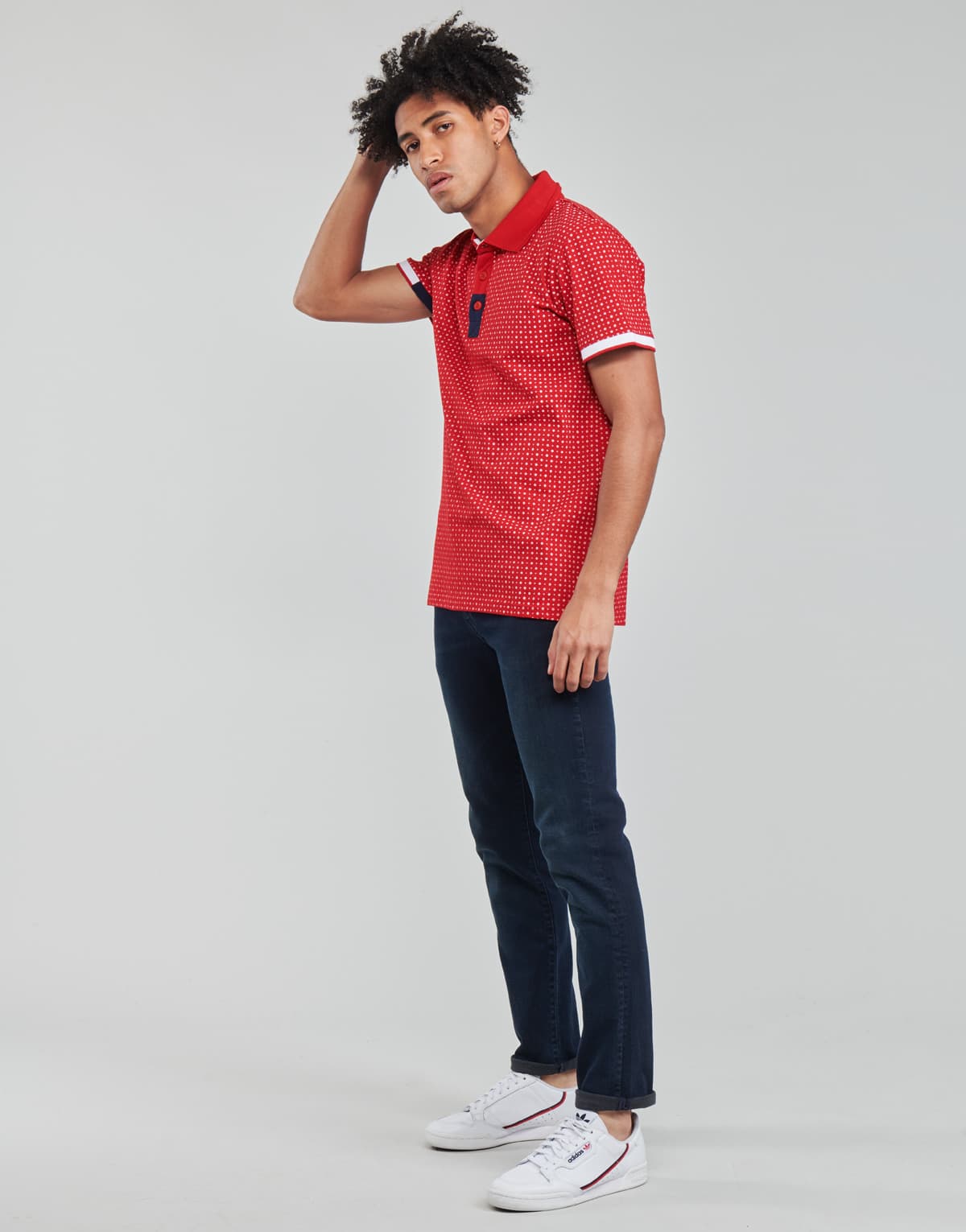 Men's Polo Shirts Yurban Red