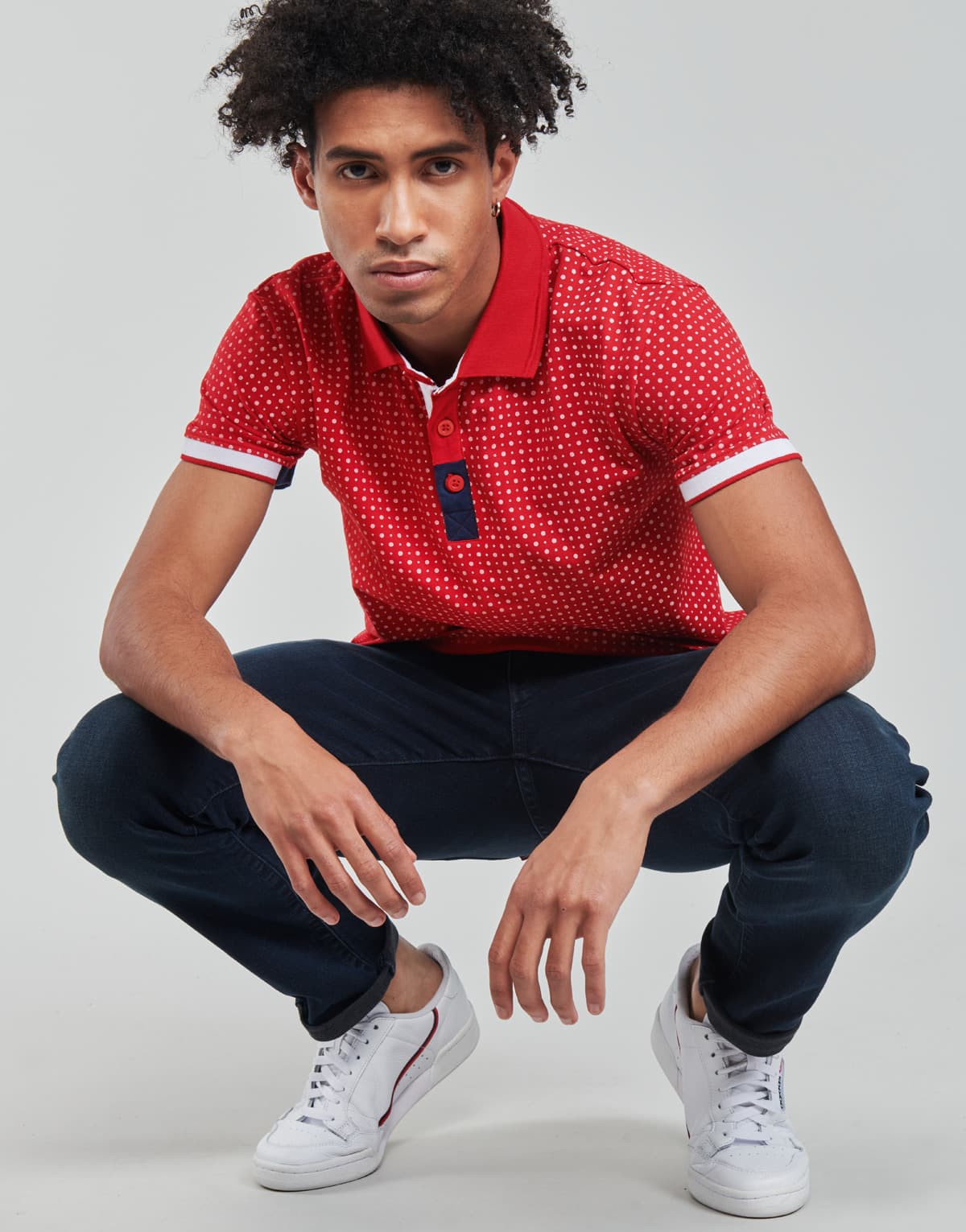 Men's Polo Shirts Yurban Red