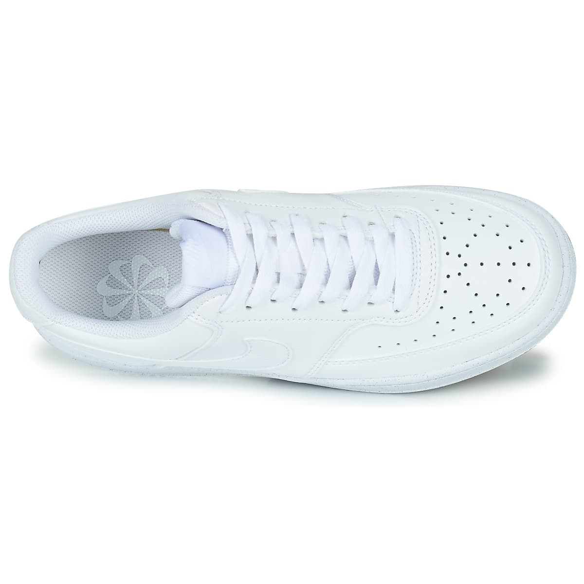 Nike Court Vision Ανδρικά Low Sneakers Next Nature Λευκά