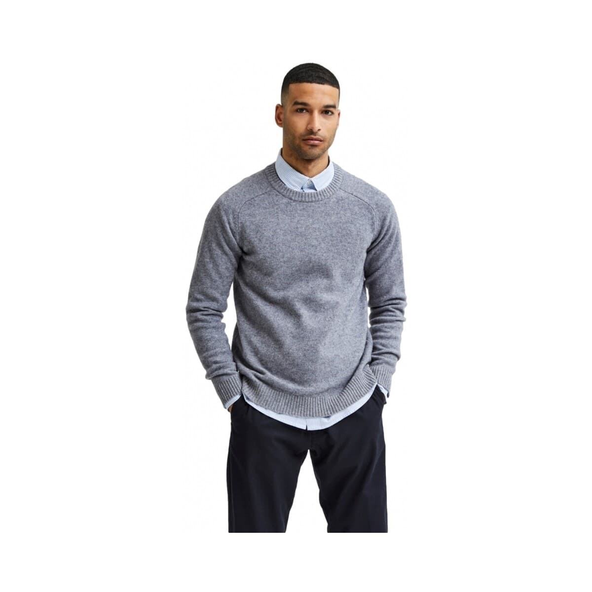 Men's Sweaters Selected Gray