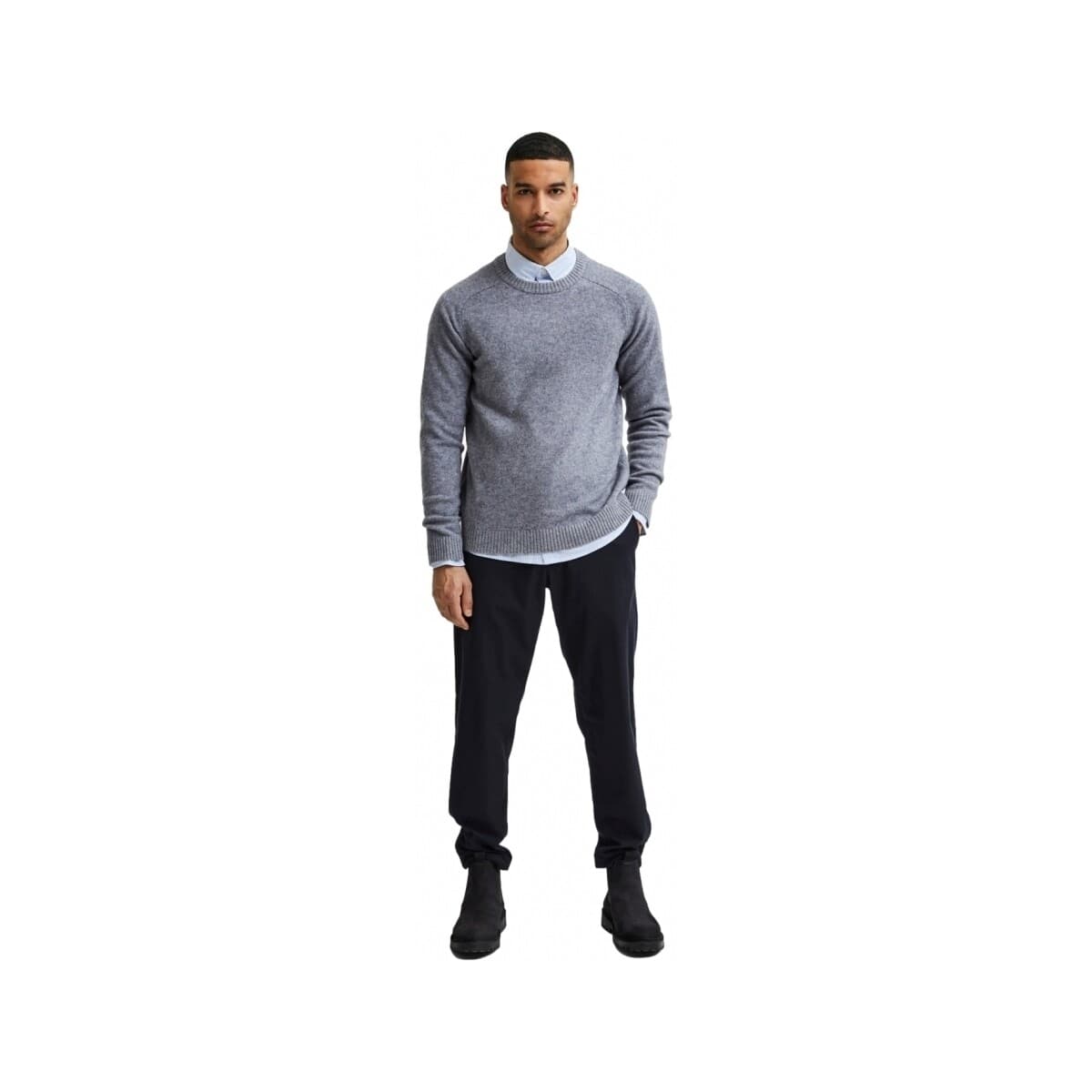 Men's Sweaters Selected Gray