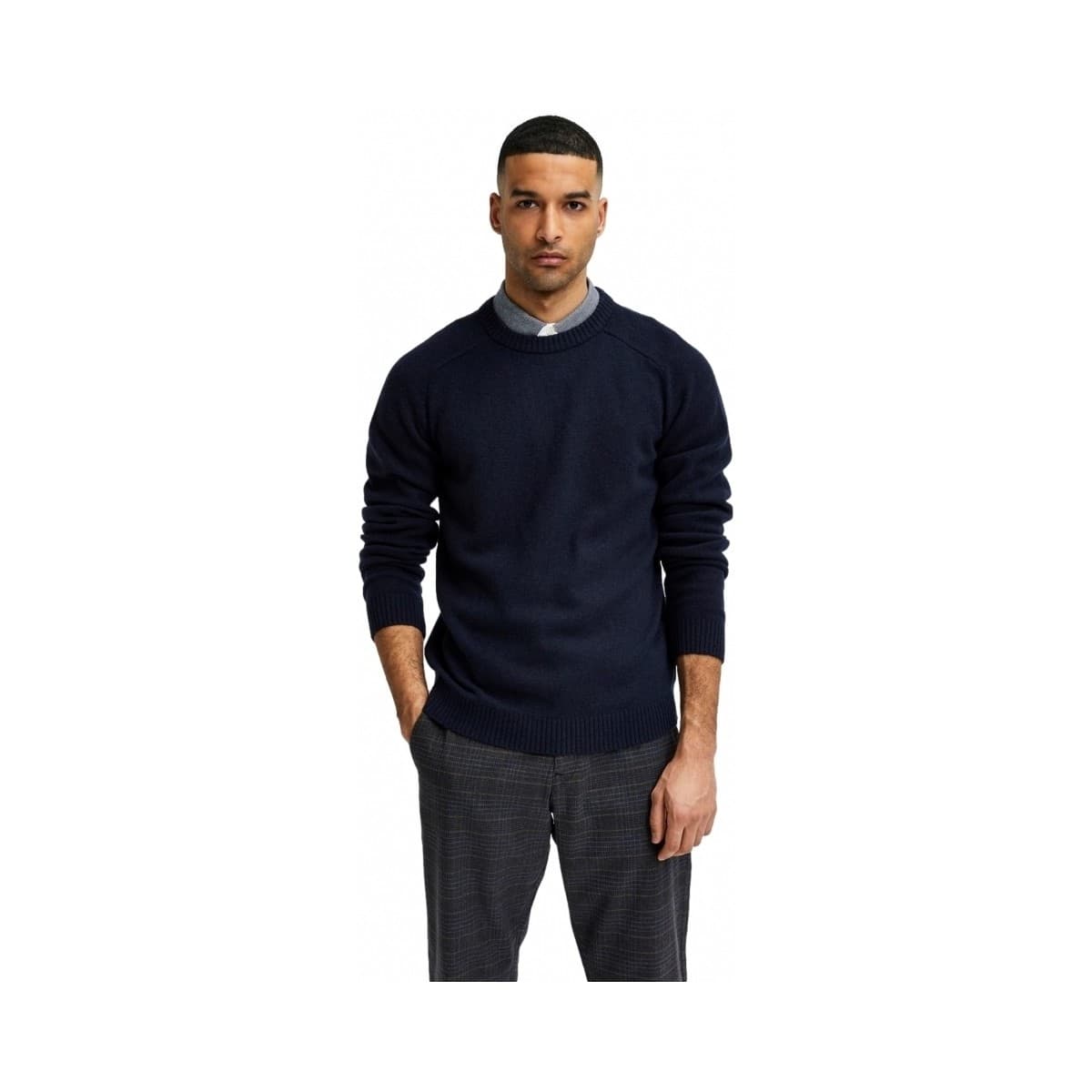 Men's Sweaters Selected Blue