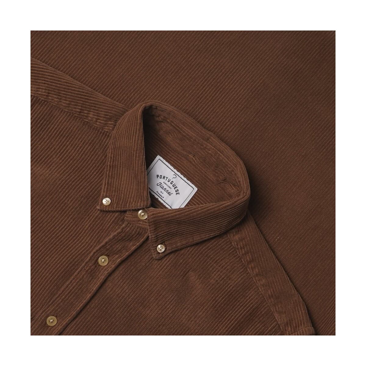 Men's Shirts Portuguese Flannel Brown
