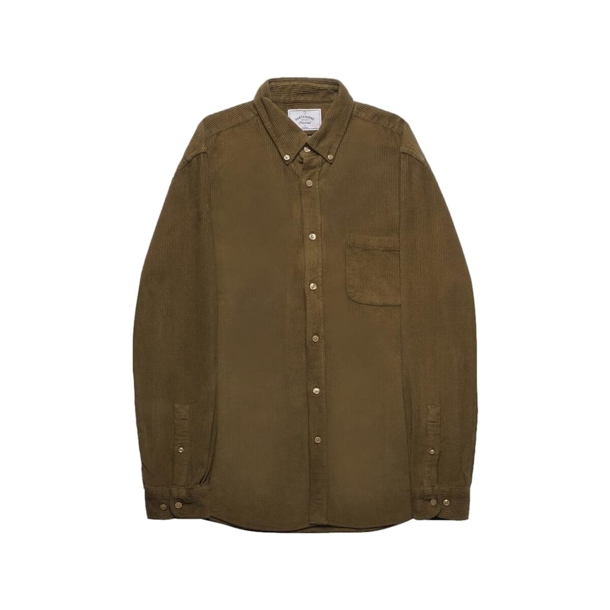 Πουκάμισο με μακριά μανίκια Portuguese Flannel Lobo Shirt - Olive