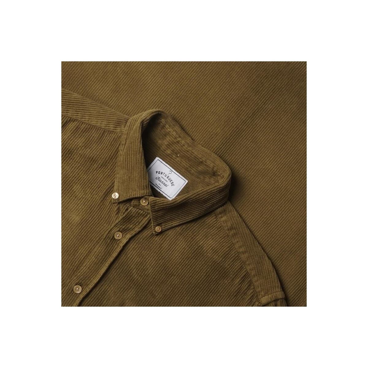 Men's Shirts Portuguese Flannel Green