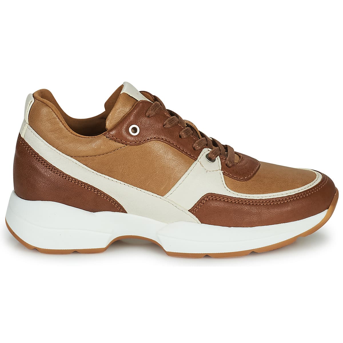 Women's Sneakers Dream in Green Brown