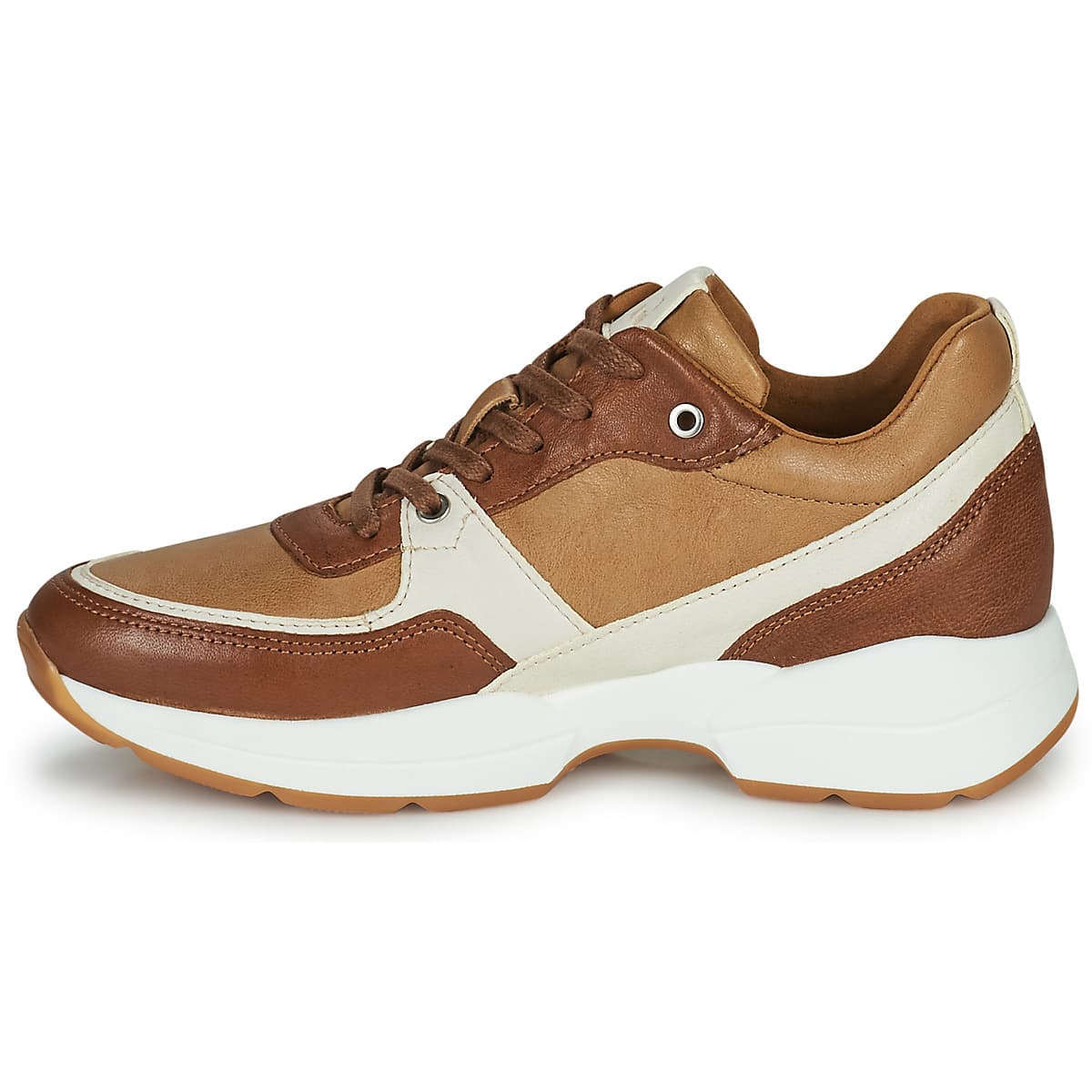 Women's Sneakers Dream in Green Brown