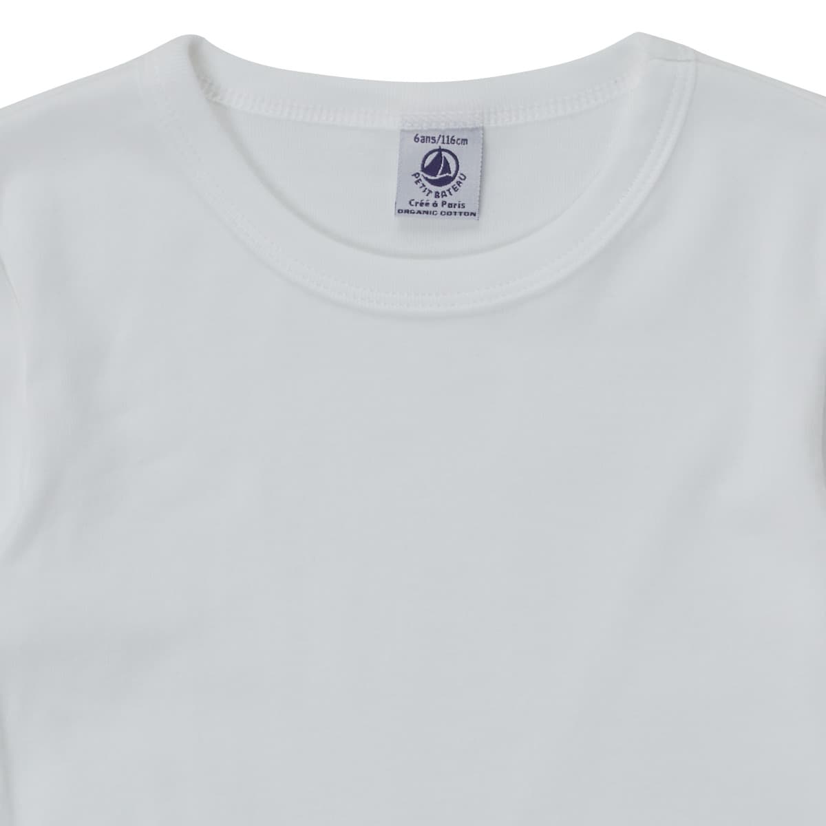 Boys' T-Shirts Petit Bateau White