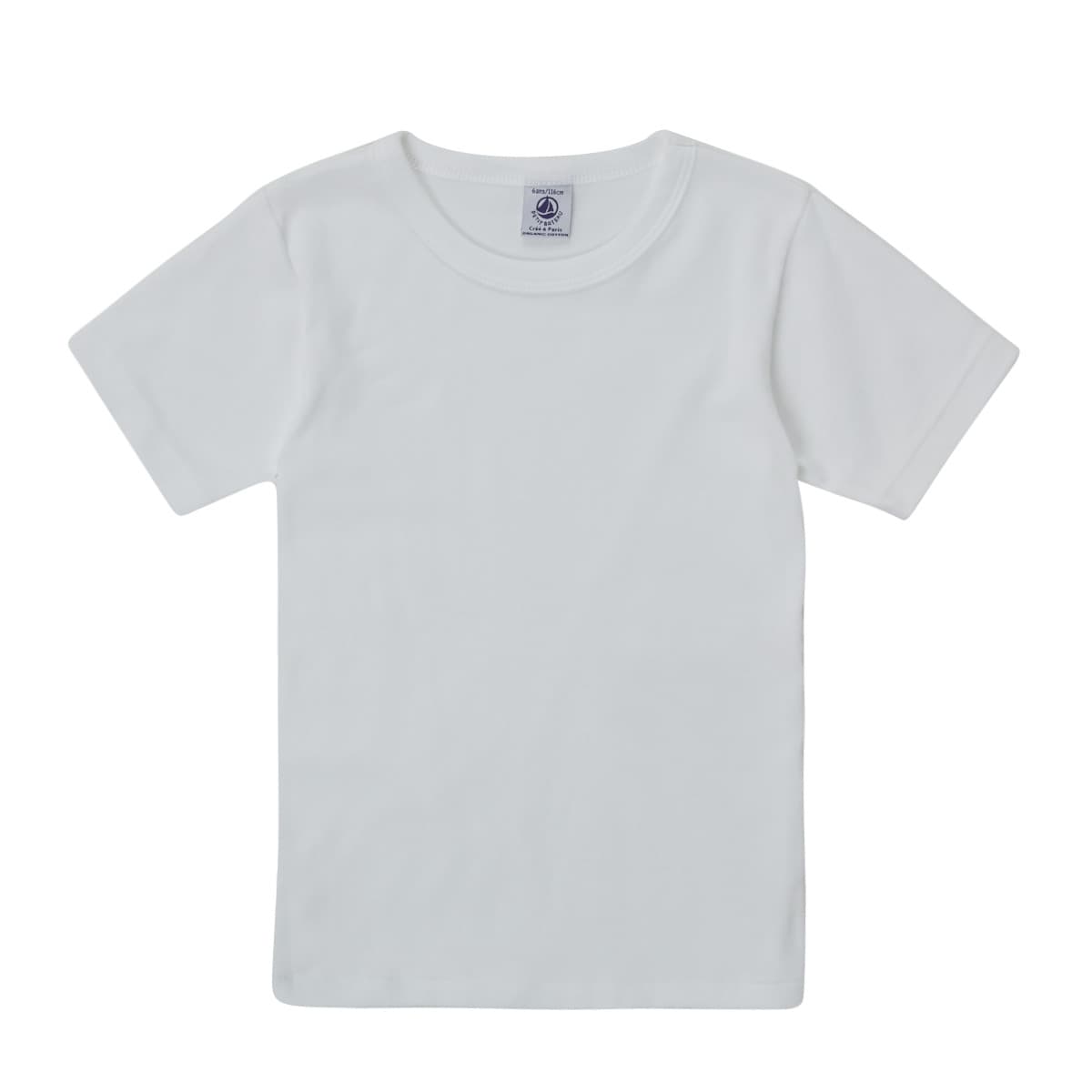 Girls' T-Shirts Petit Bateau White