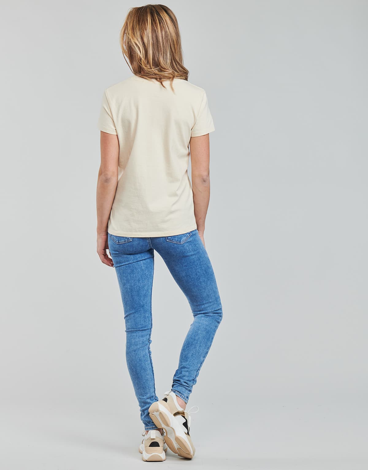 Women's T-Shirts Levis Beige
