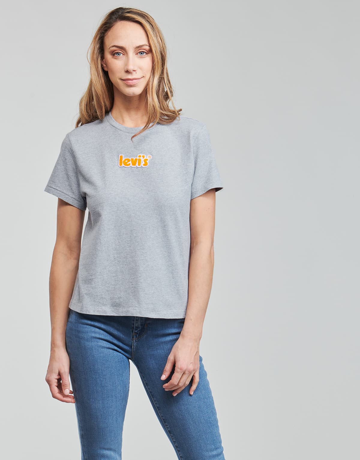 Women's T-Shirts Levis Gray