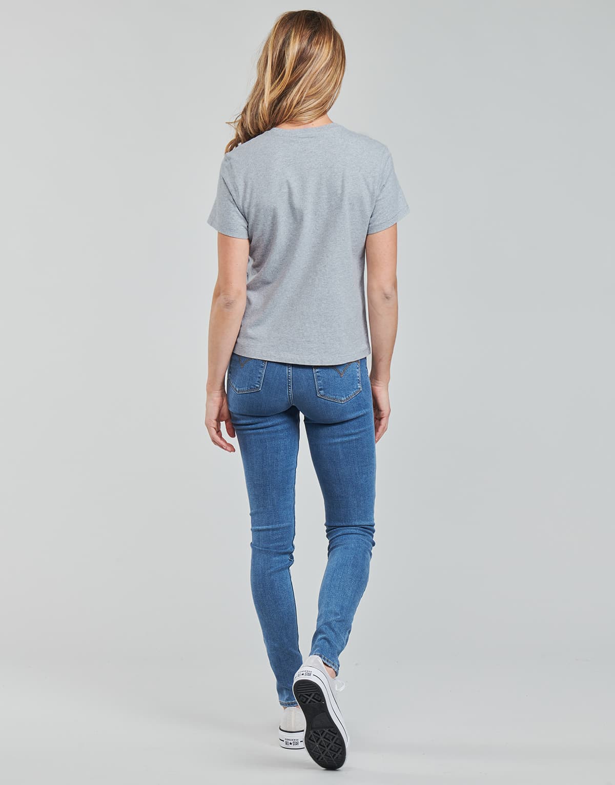 Women's T-Shirts Levis Gray