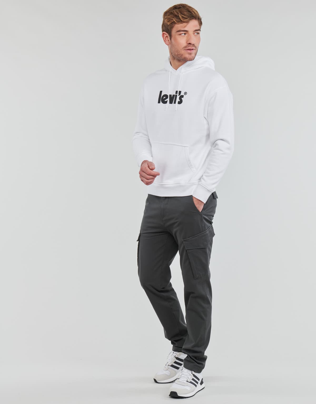 Men's Sweatshirts Levis White