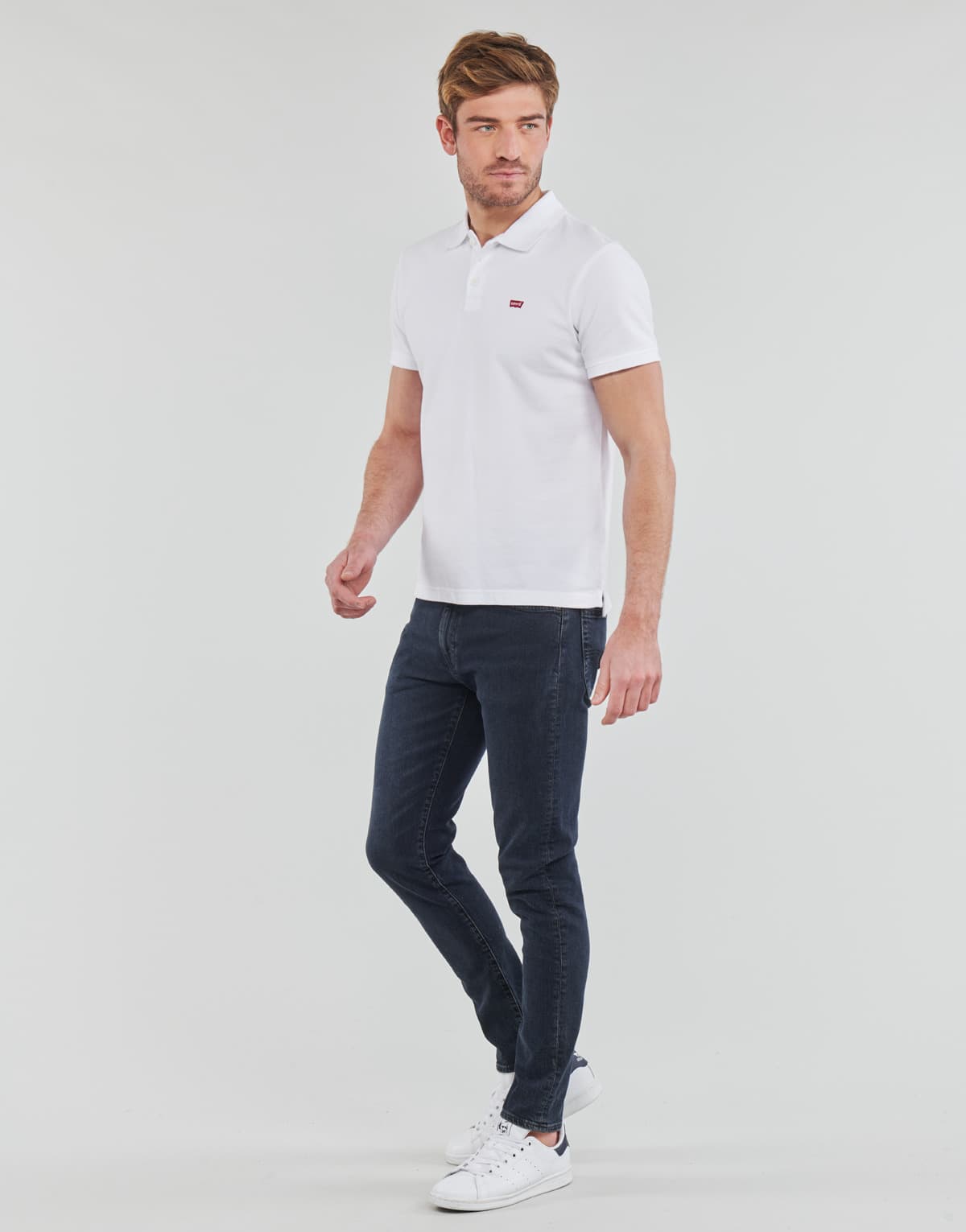 Men's Polo Shirts Levis White