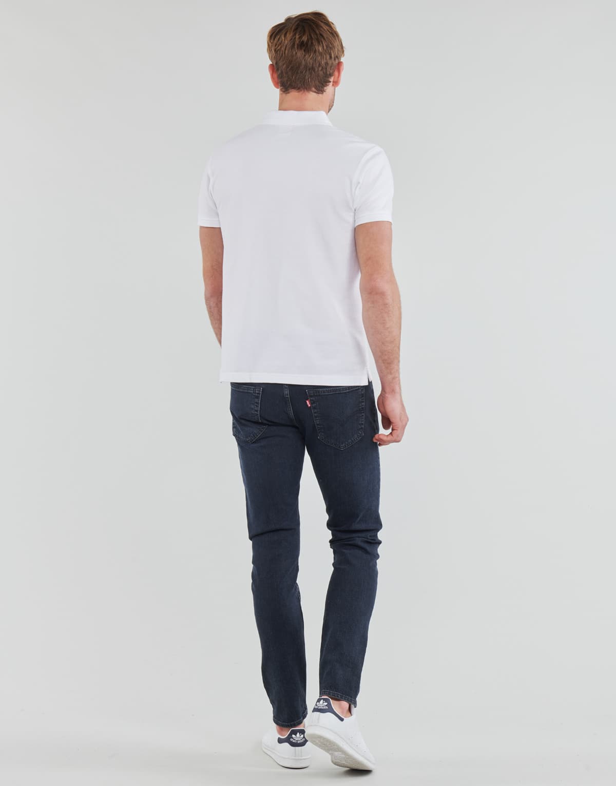 Men's Polo Shirts Levis White