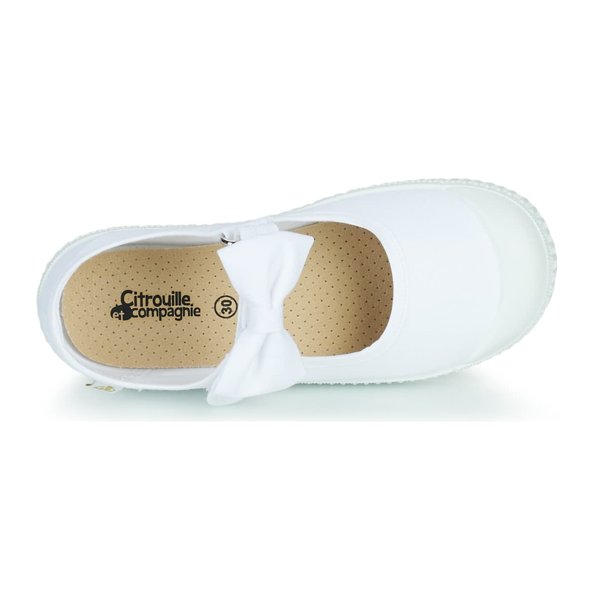 Women's Ballet Flats Citrouille et Compagnie White