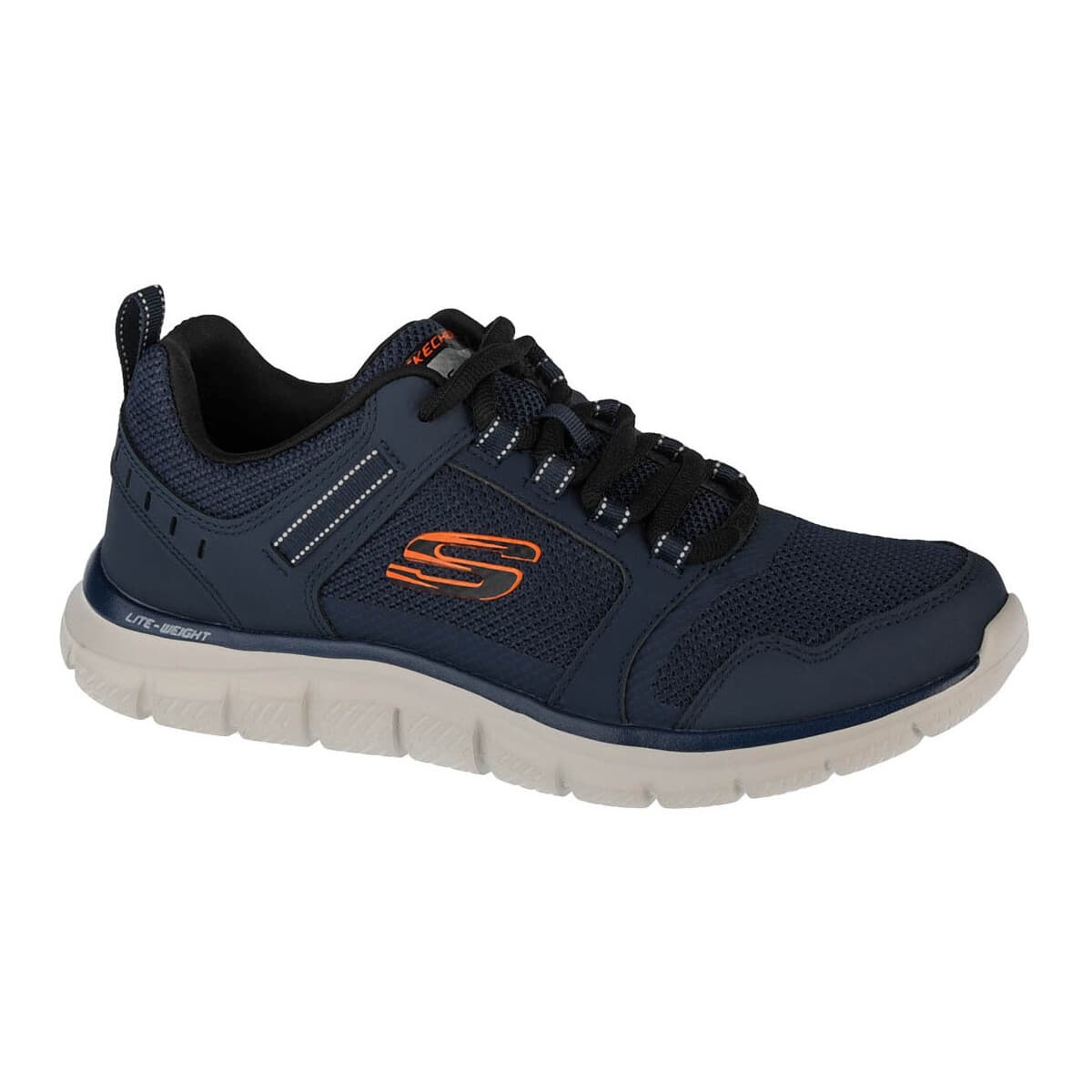 Skechers Track Knockhill 232001-CCBK Ανδρικά Αθλητικά Παπούτσια Running Γκρι