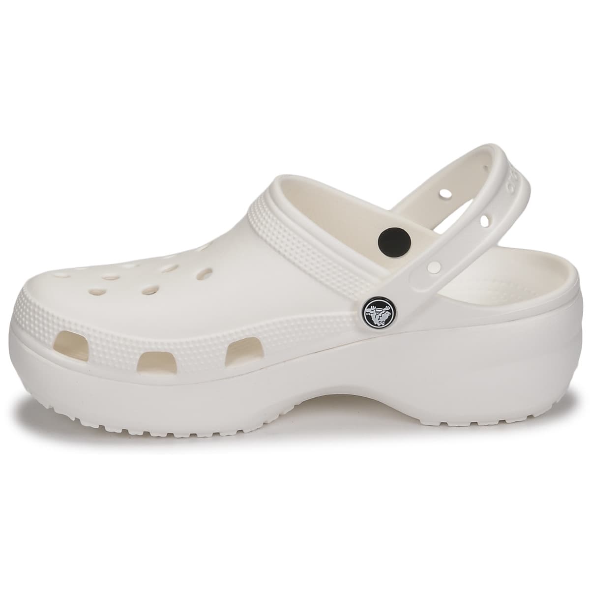 Γυναικείο Σαμπό Crocs Classic Platform Clog W Ανατομικό Χρώματος Λευκό 206750-100