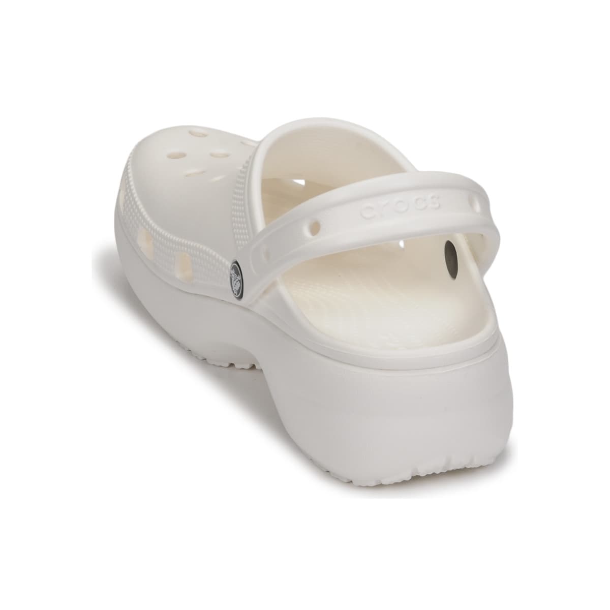 Γυναικείο Σαμπό Crocs Classic Platform Clog W Ανατομικό Χρώματος Λευκό 206750-100