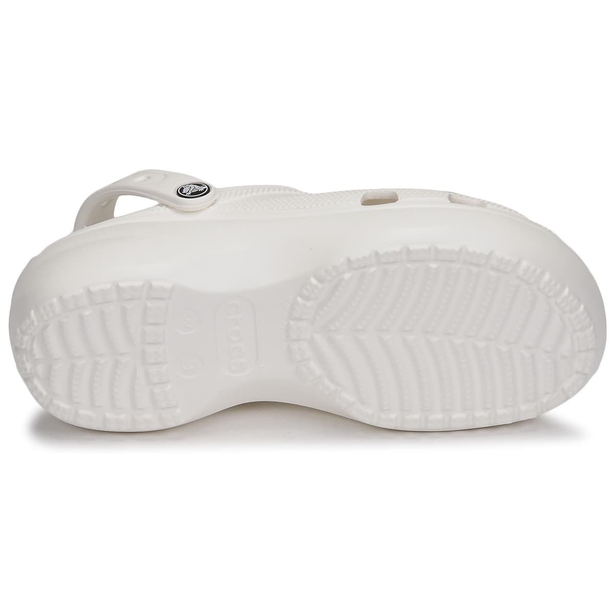 Γυναικείο Σαμπό Crocs Classic Platform Clog W Ανατομικό Χρώματος Λευκό 206750-100