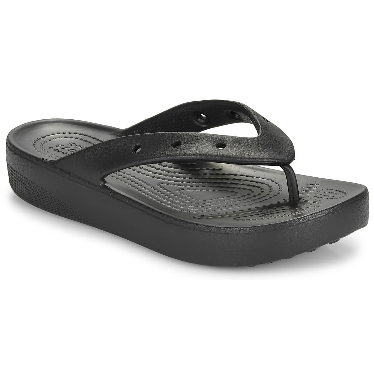 Women's Flip Flops Crocs Black