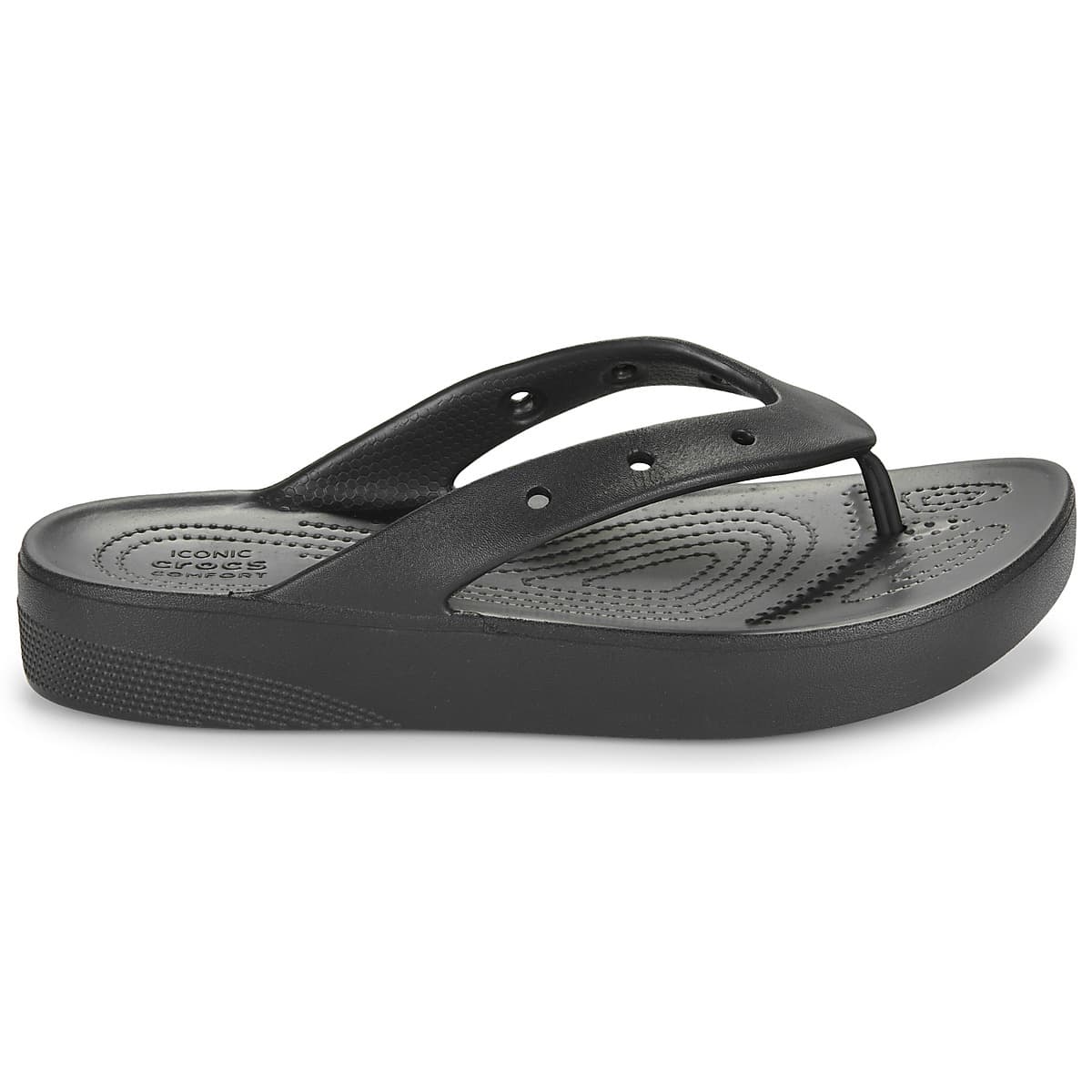 Women's Flip Flops Crocs Black